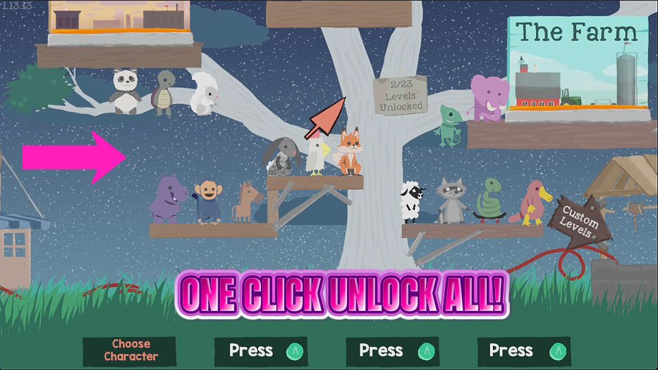 Ultimate Chicken Horse — Master Key (Unlock Everything) (screenshot 2)